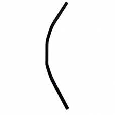 Low handlebar, 22 mm in ergal SRT