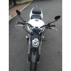 Manubrio piega media sezione variabile 28 mm in ergal SRT moto