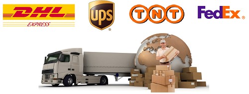Utilizziamo solo i migliori corrieri: TNT - UPS - DHL- FedEx
